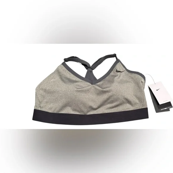 Nike Indy Sports Bra Gray 1X New - Picture 4 of 9